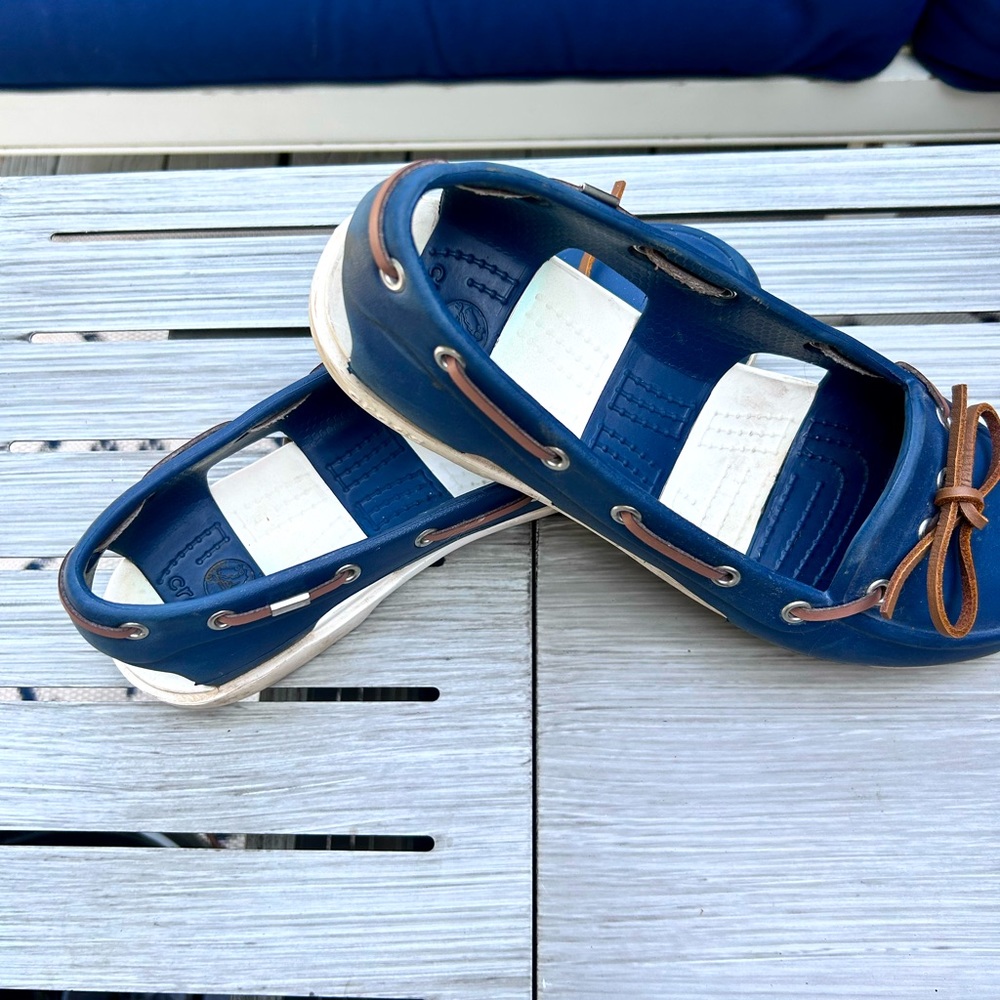 CROC BOATING, Camping or outdoor waterproof shoe. Worn a couple times. Like new.